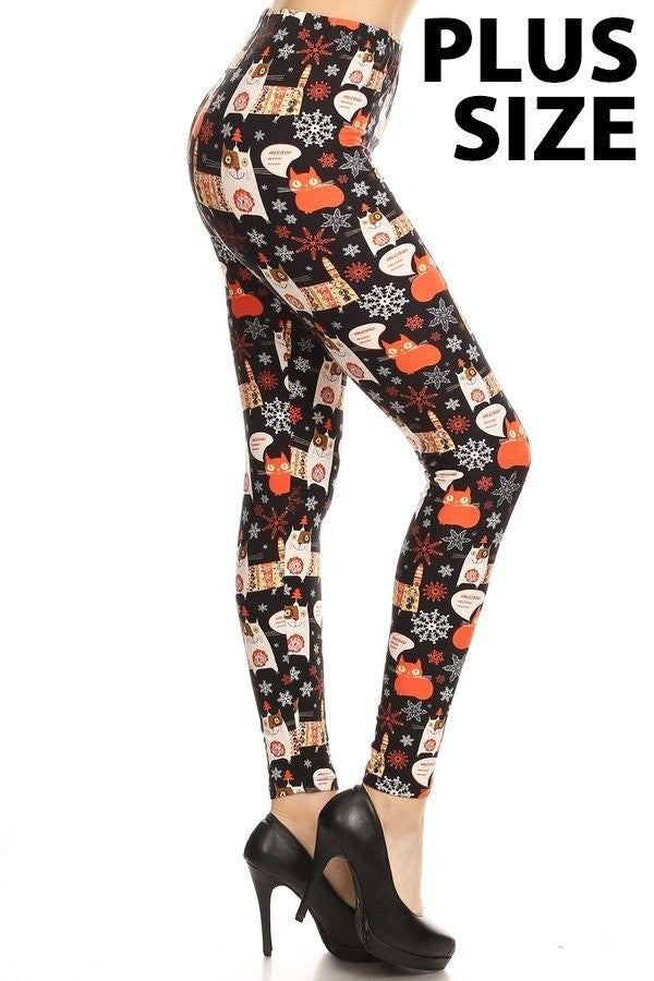 Winter Cat Leggings