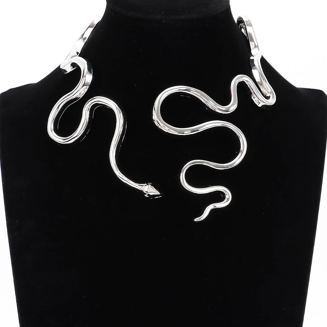 Wrap Snake Statement Necklace