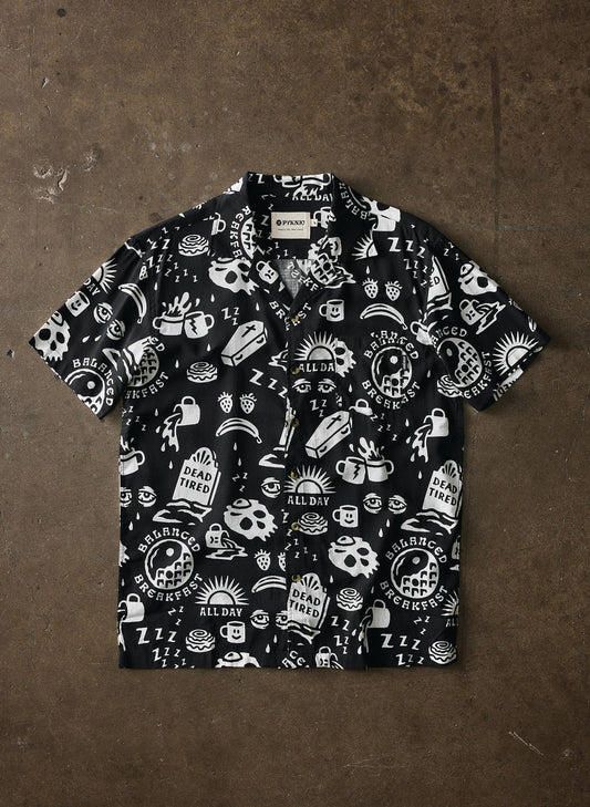 Dead Tired Coffee Button Down Shirt
