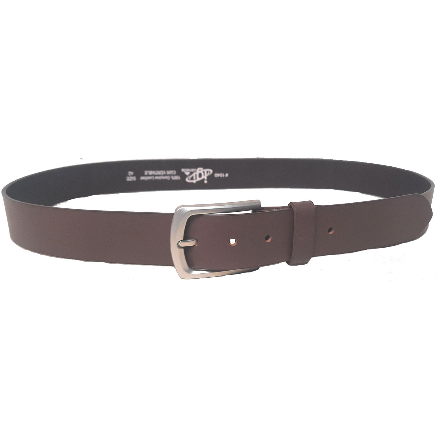 Men's Genuine Leather Brown Belt