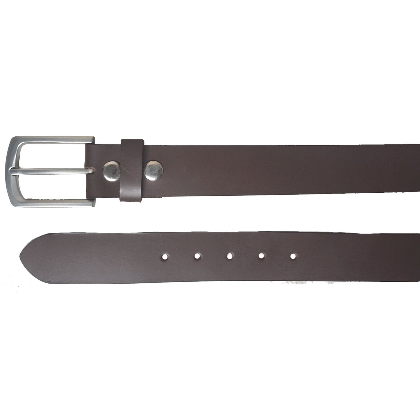 Men's Genuine Leather Brown Belt