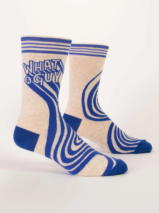 Wat a Guy Men's Crew Socks
