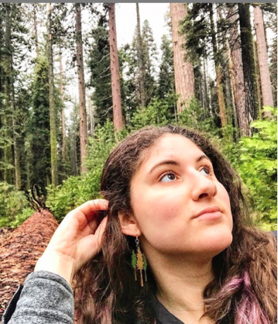 Wooden Redwood Tree Earrings