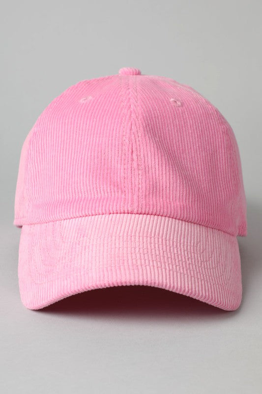 Corduroy Baseball Hat