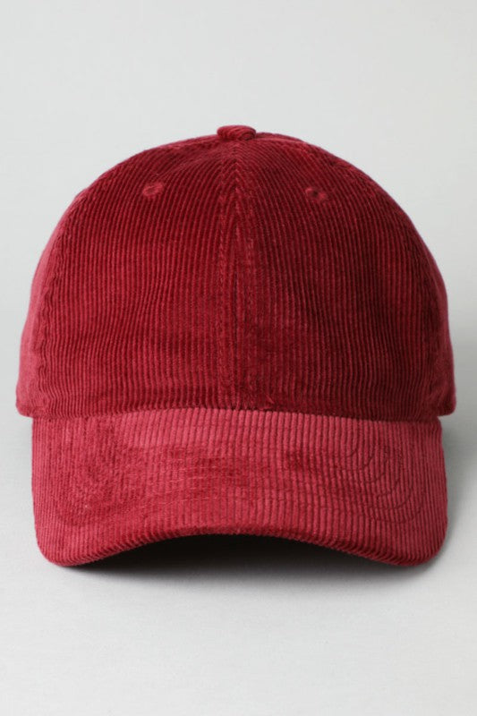 Corduroy Baseball Hat