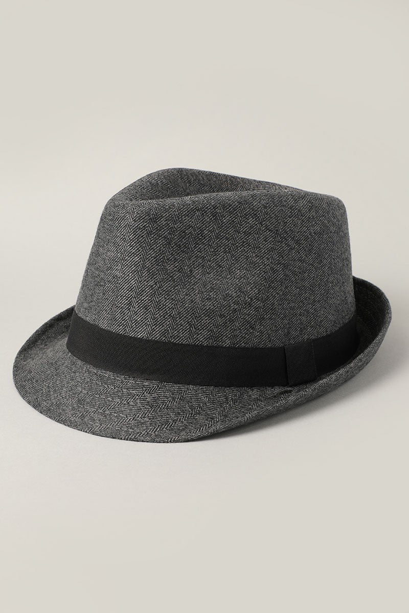 Men's Twill Herringbone Trilby