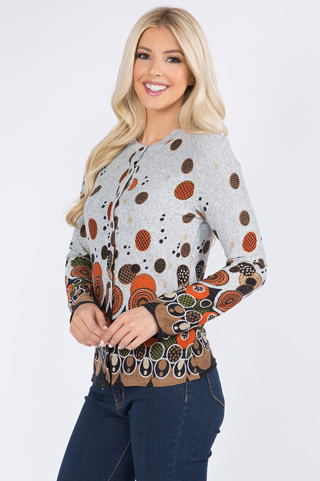 Retro Fall Cardigan