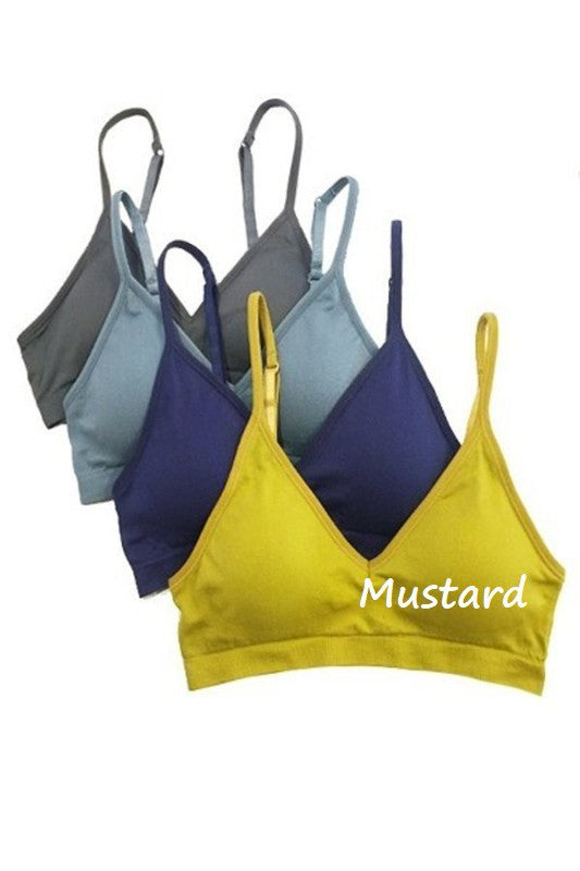 Seamless V-Neck Bralette