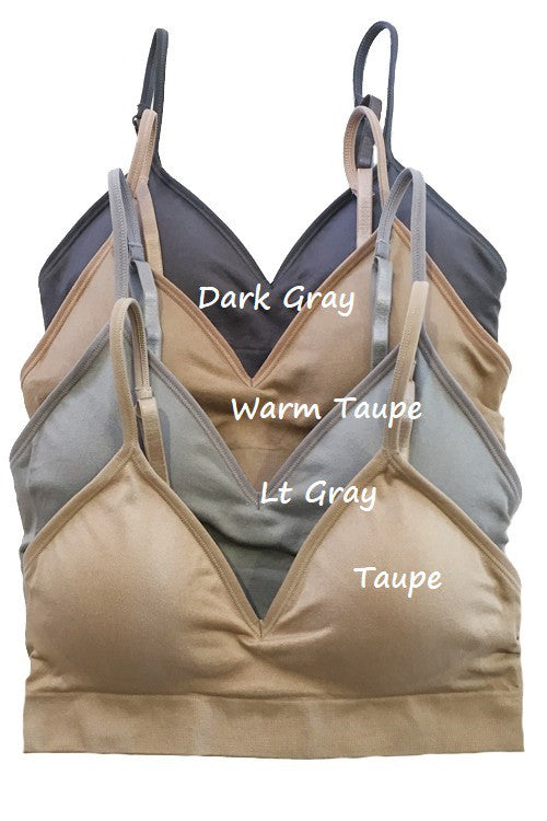 Seamless V-Neck Bralette