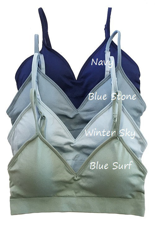 Seamless V-Neck Bralette