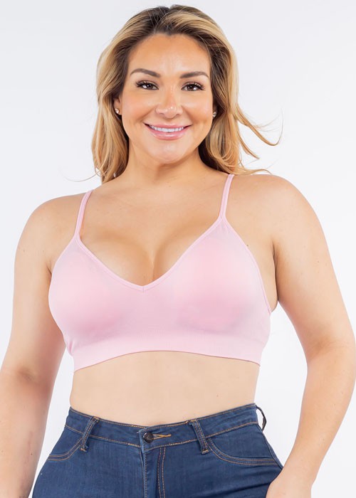 Seamless V-Neck Bralette