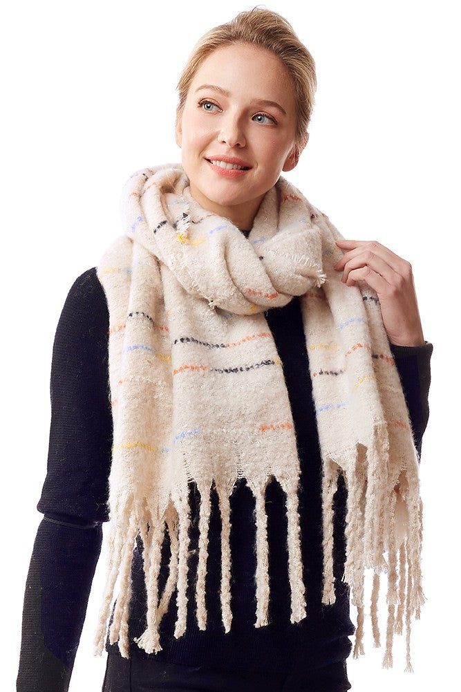 Fuzzy Oblong Scarf