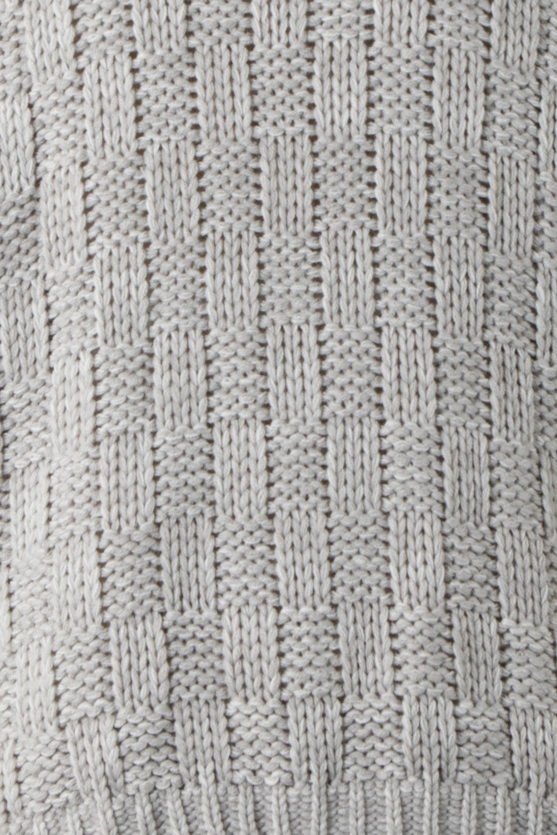 Checkered Crochet Sweater Top