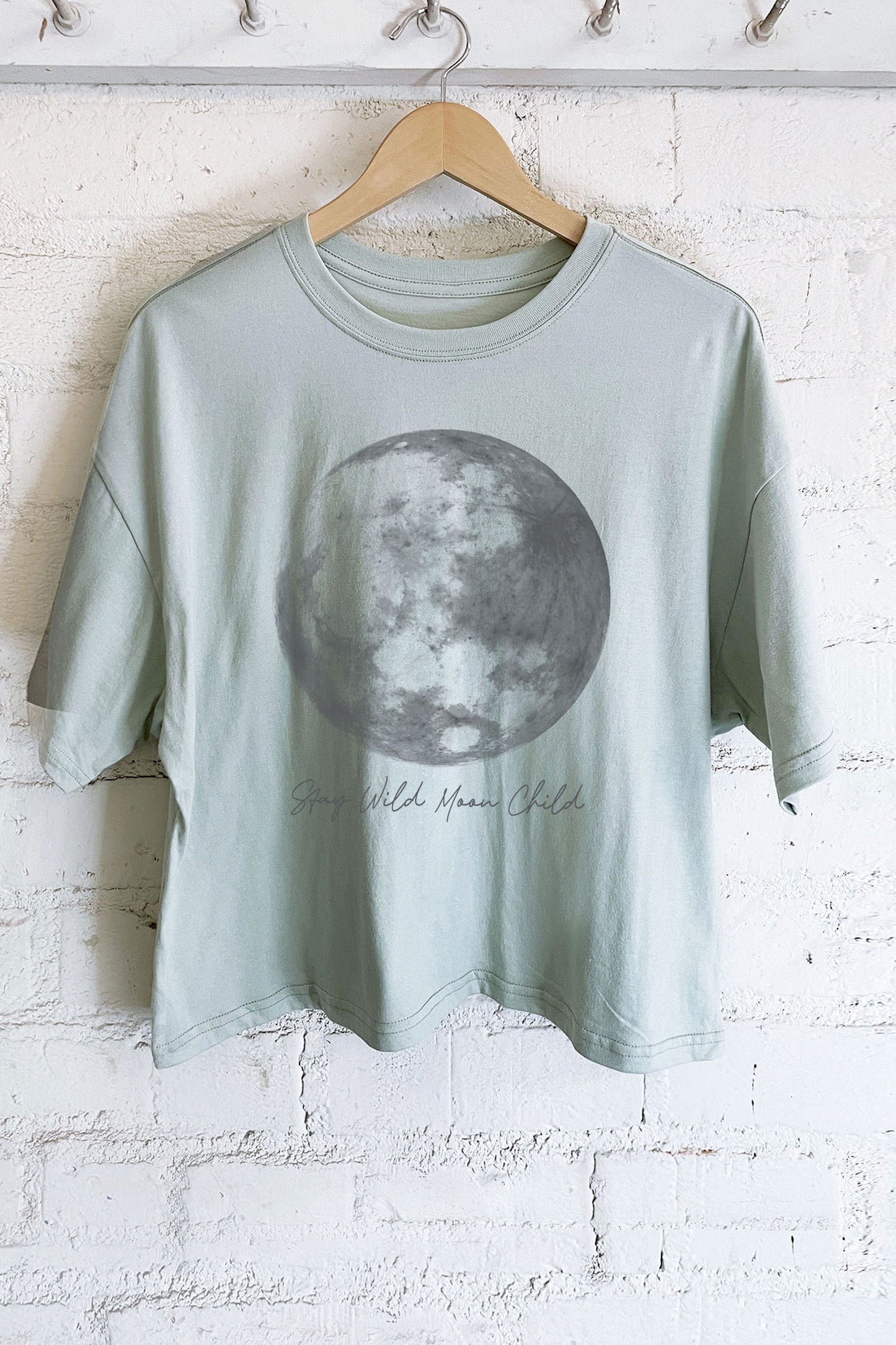 "Stay Wild Moon Child" Long Cropped Tee