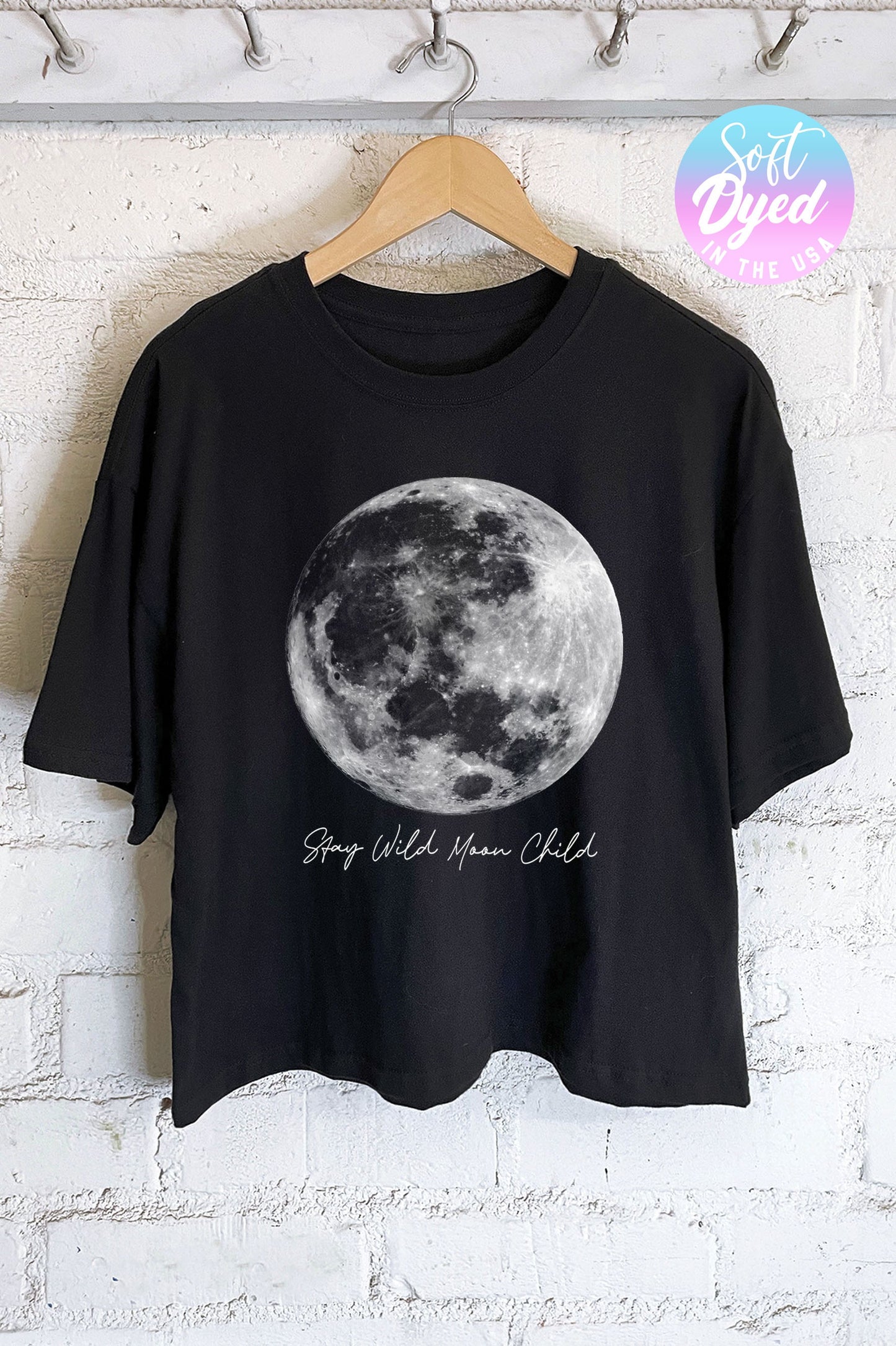 "Stay Wild Moon Child" Long Cropped Tee