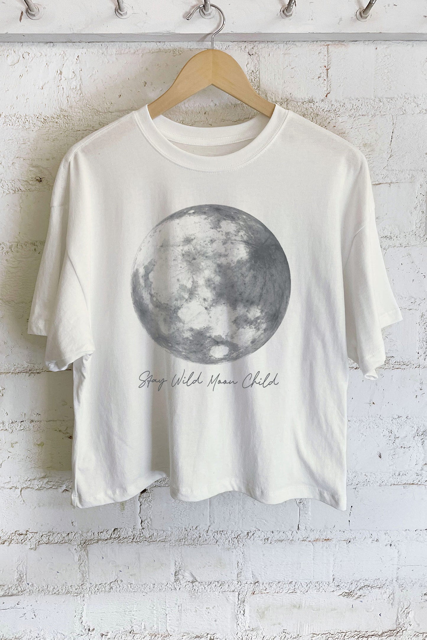 "Stay Wild Moon Child" Long Cropped Tee