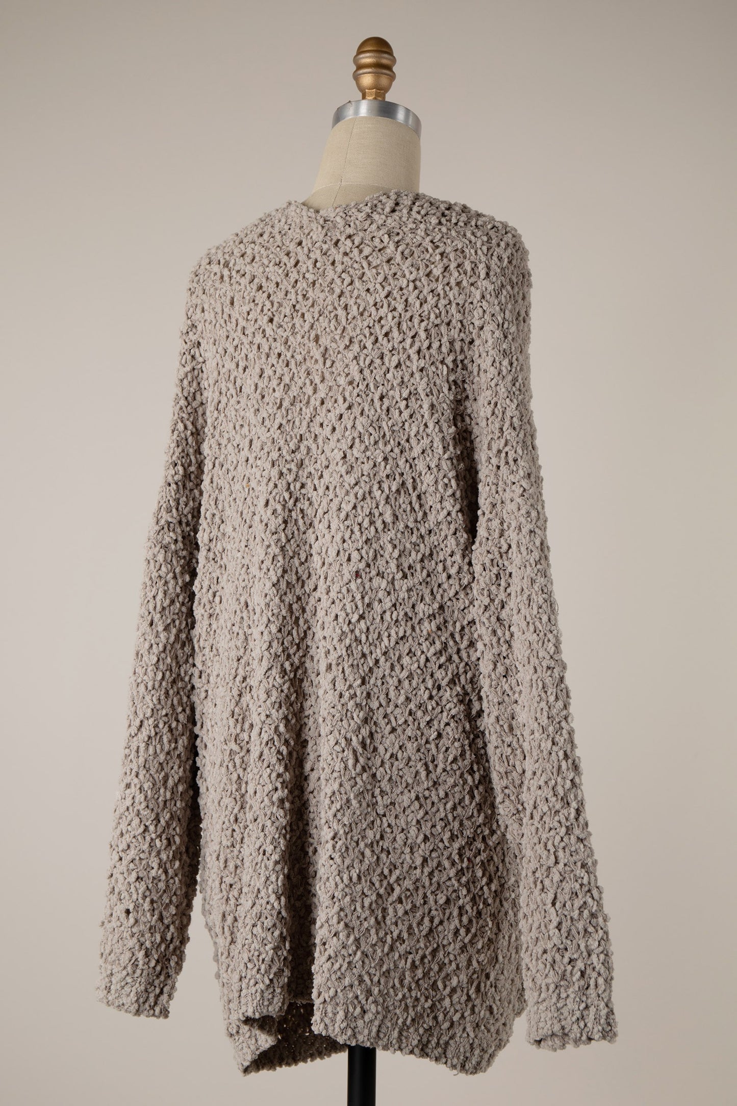 Popcorn Knit Cardigan
