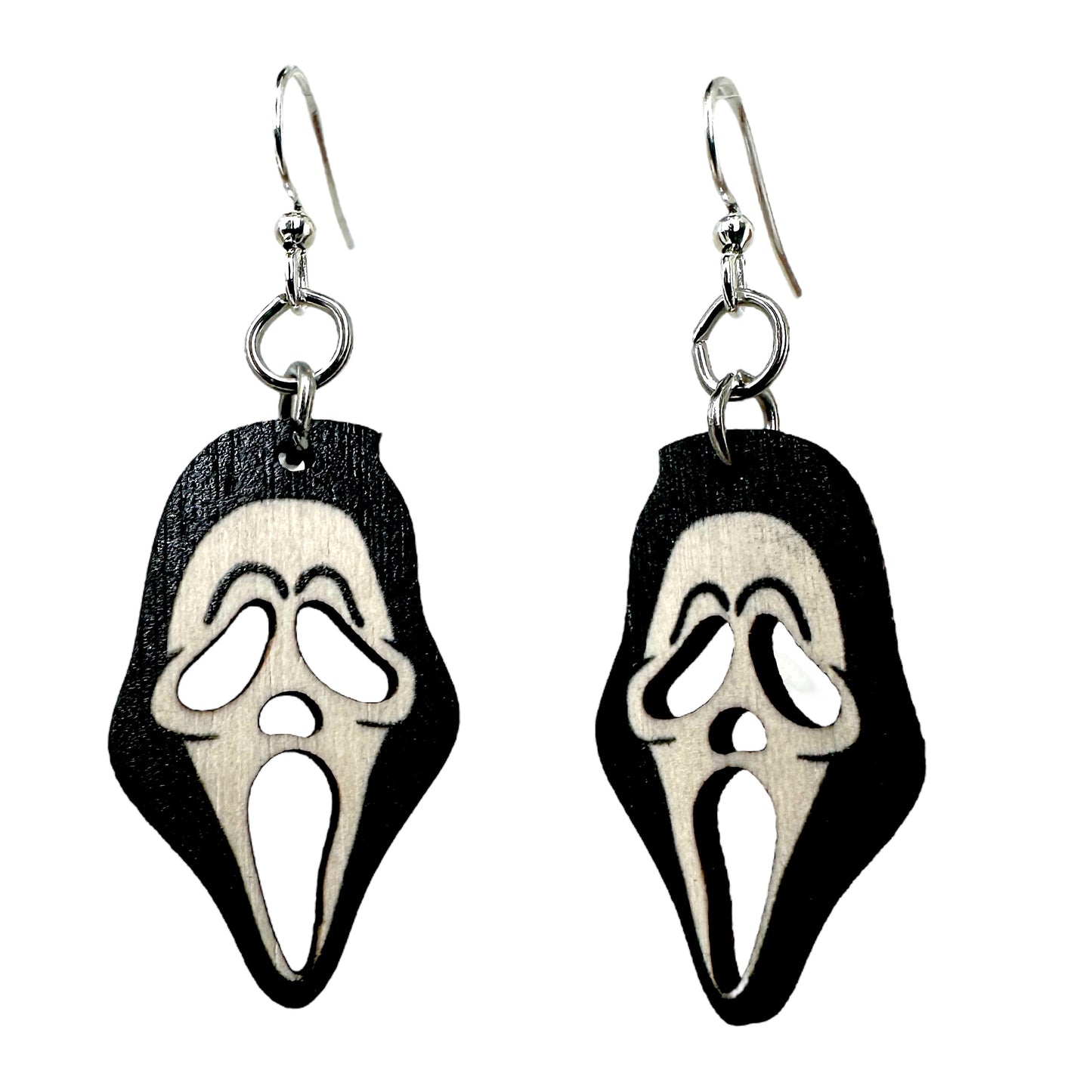 Ghostface Scream Earrings