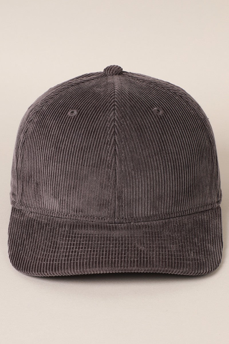 Corduroy Baseball Hat