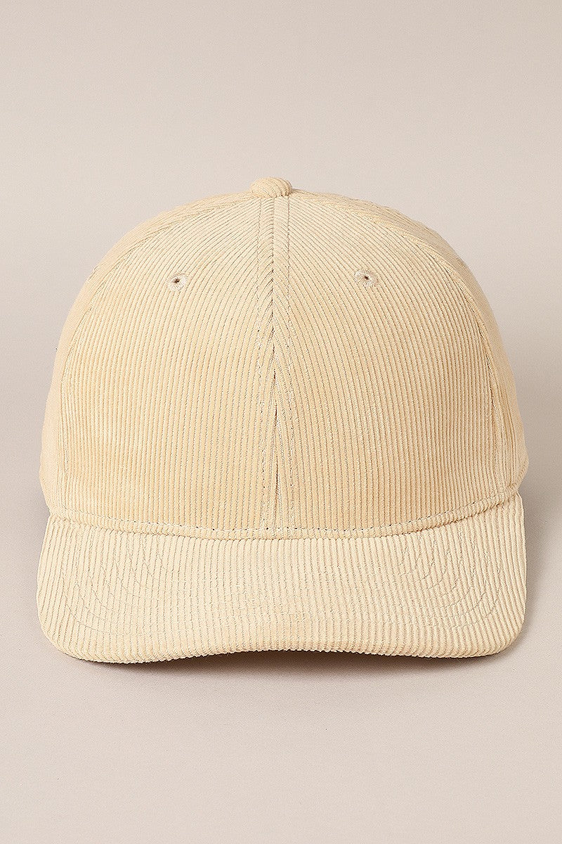 Corduroy Baseball Hat
