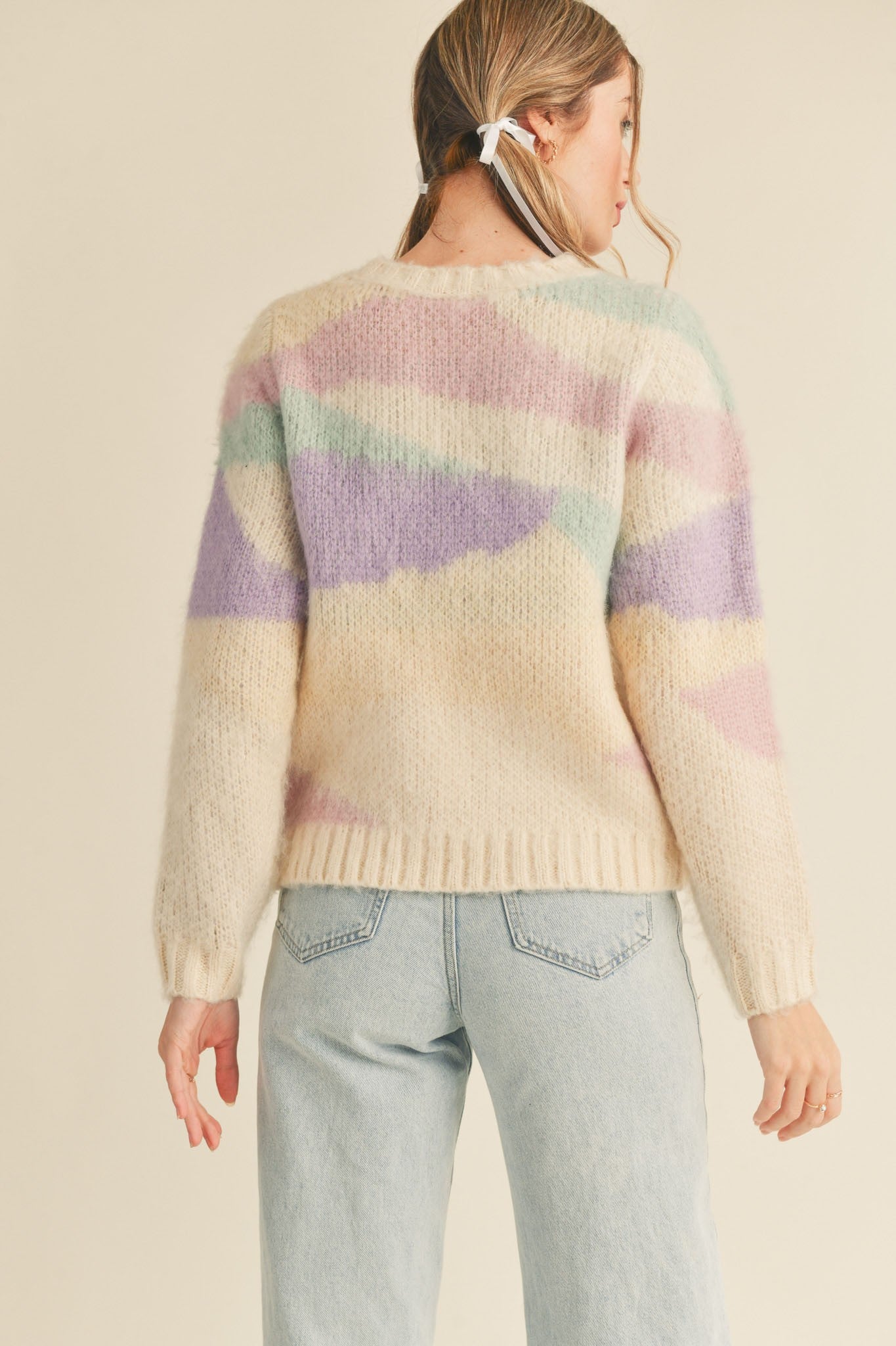 Abstract Multi-Colored Knit