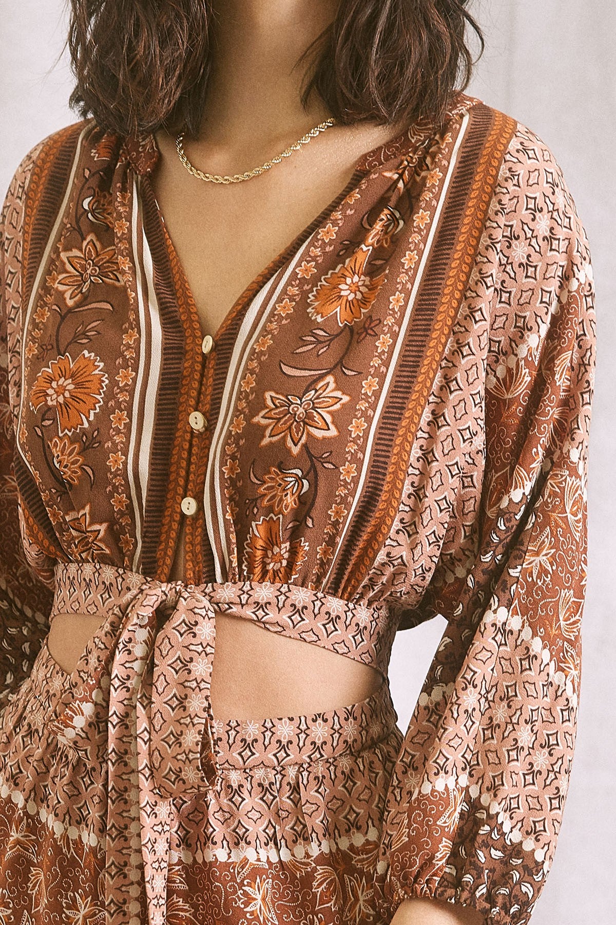 Boho Wide Leg Jumpsuit