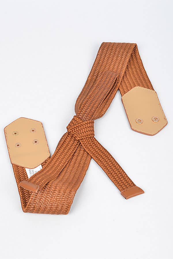 Weaved Ribbon Elastic Belt
