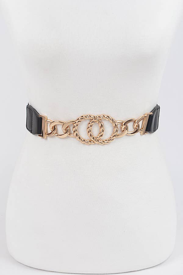 Curb Chain Twisted OO Belt