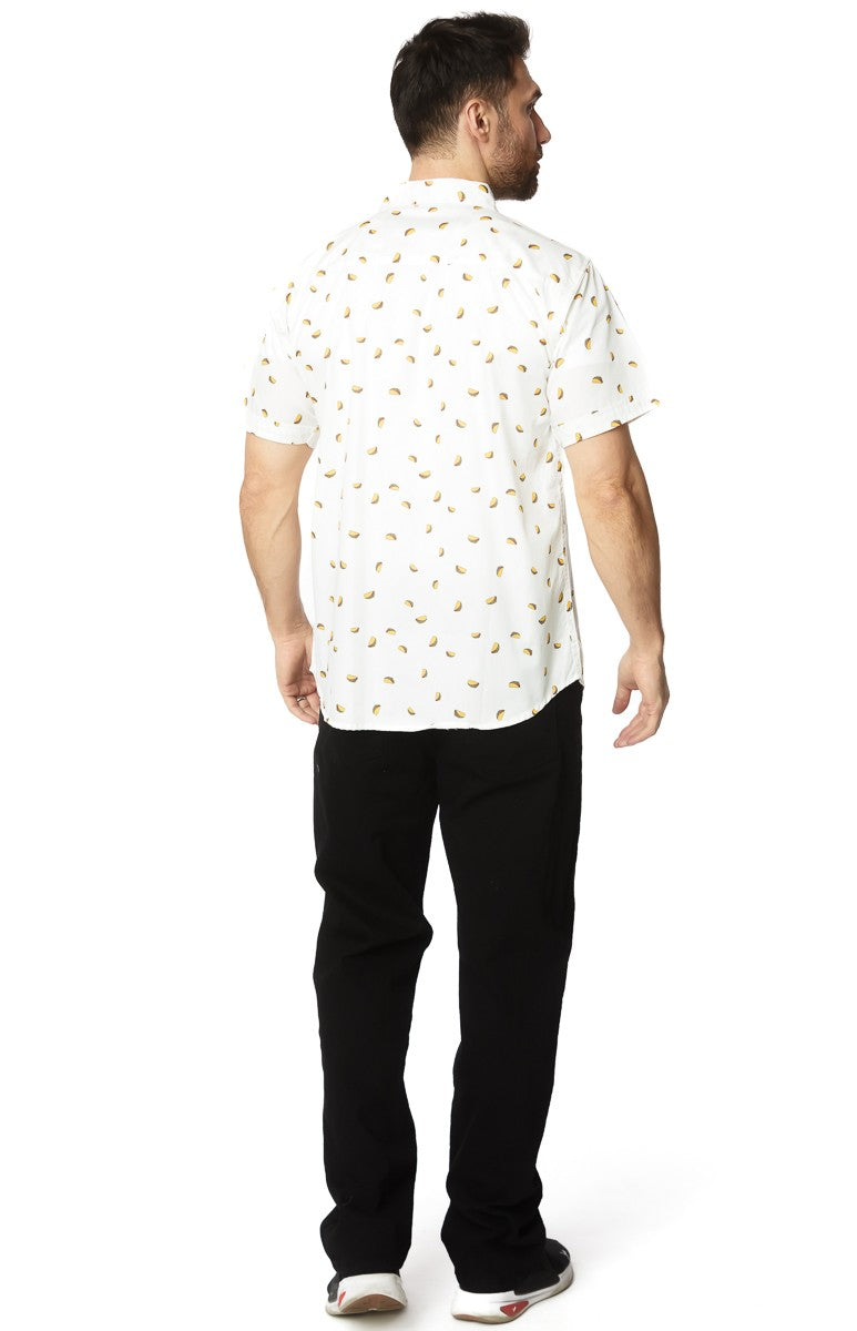 Men's S/S Button Up Taco Shirt