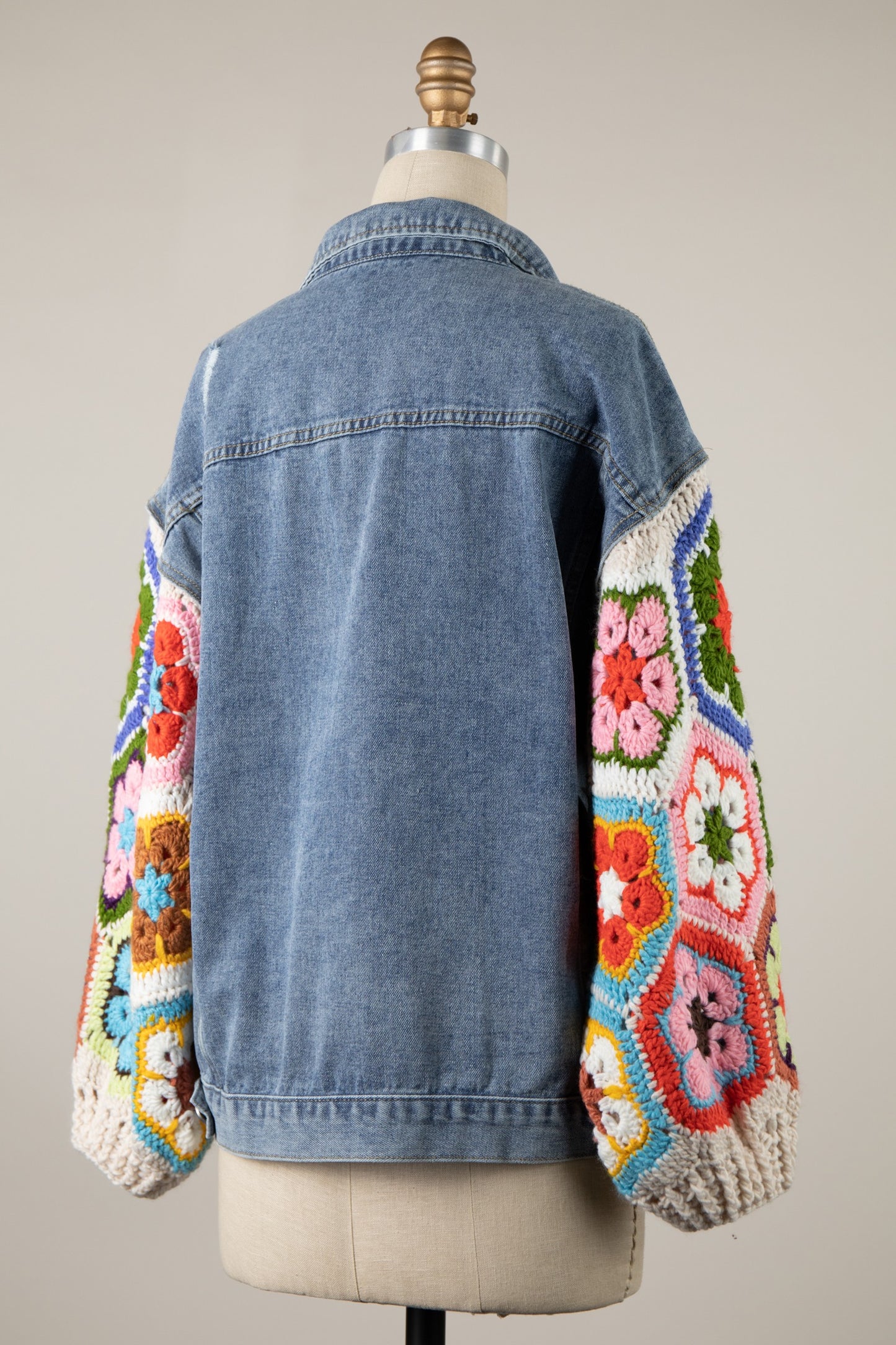 Granny Squares Denim Jacket
