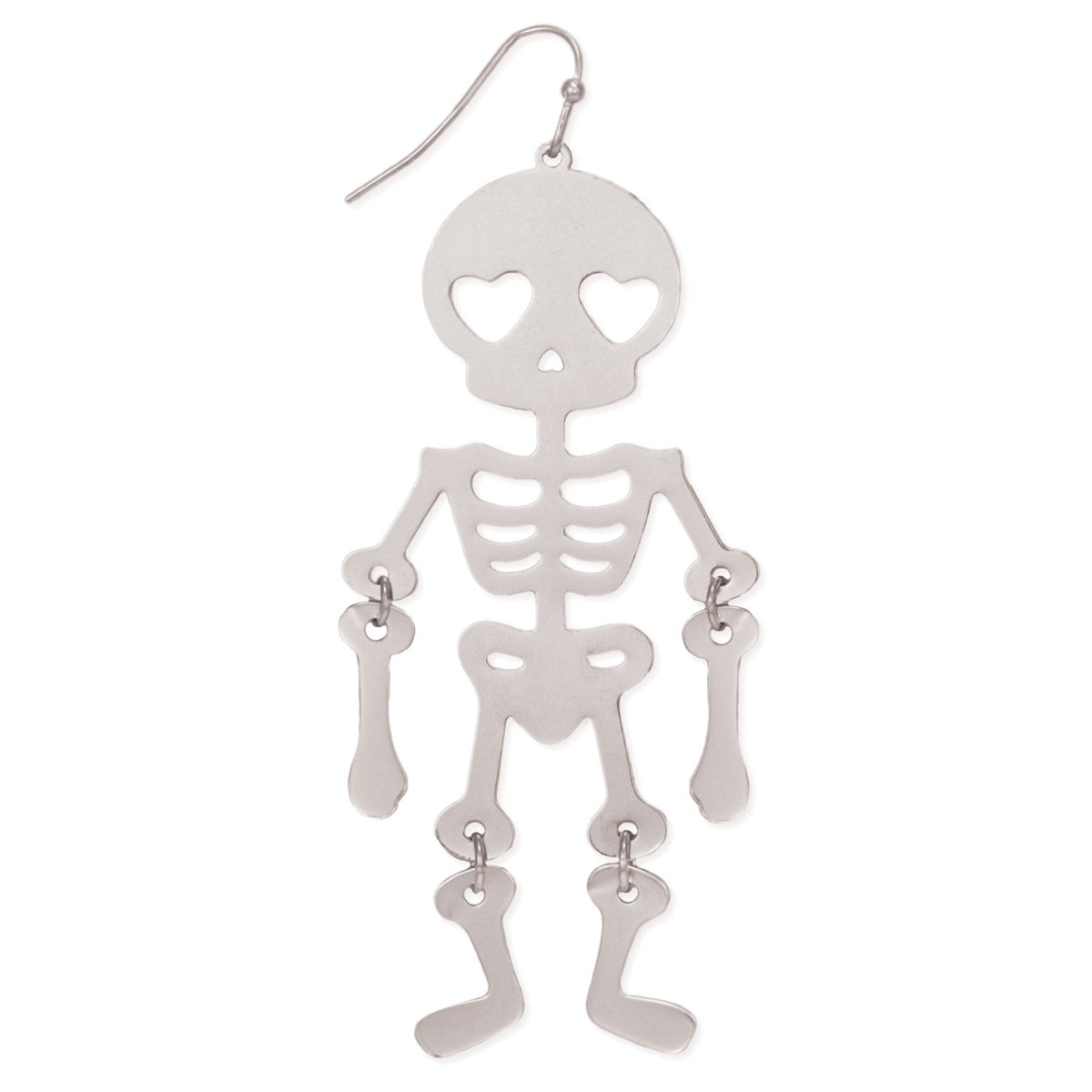 Spooky Swing Skeleton Earrings