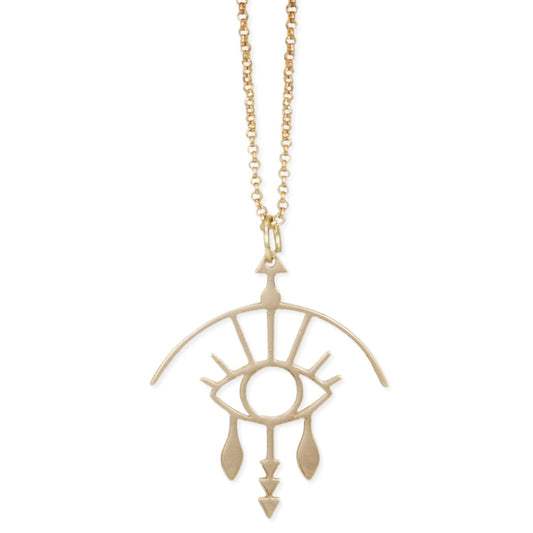 Gold Mystic Eye Necklace