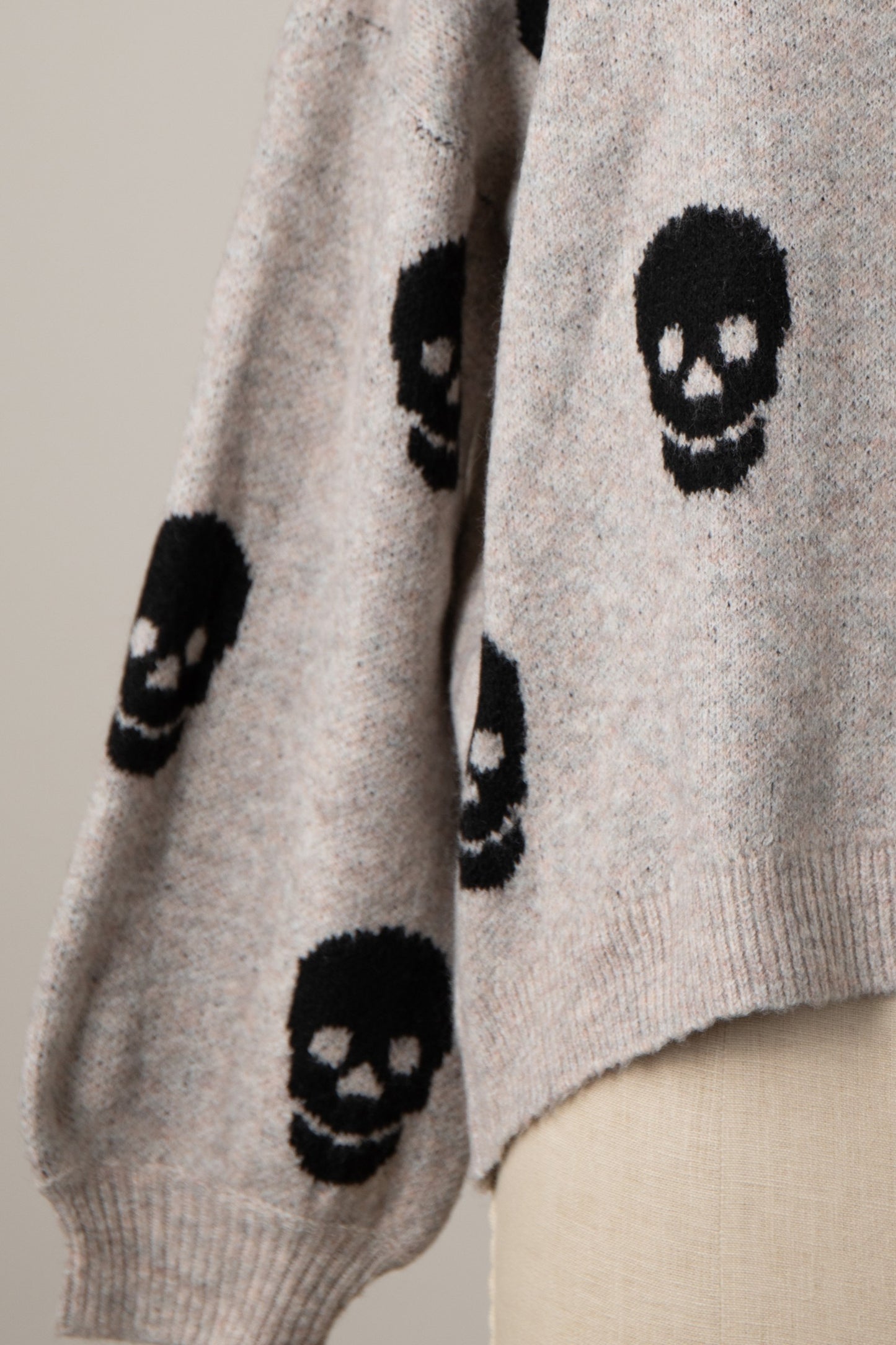 Skull Sweater Top