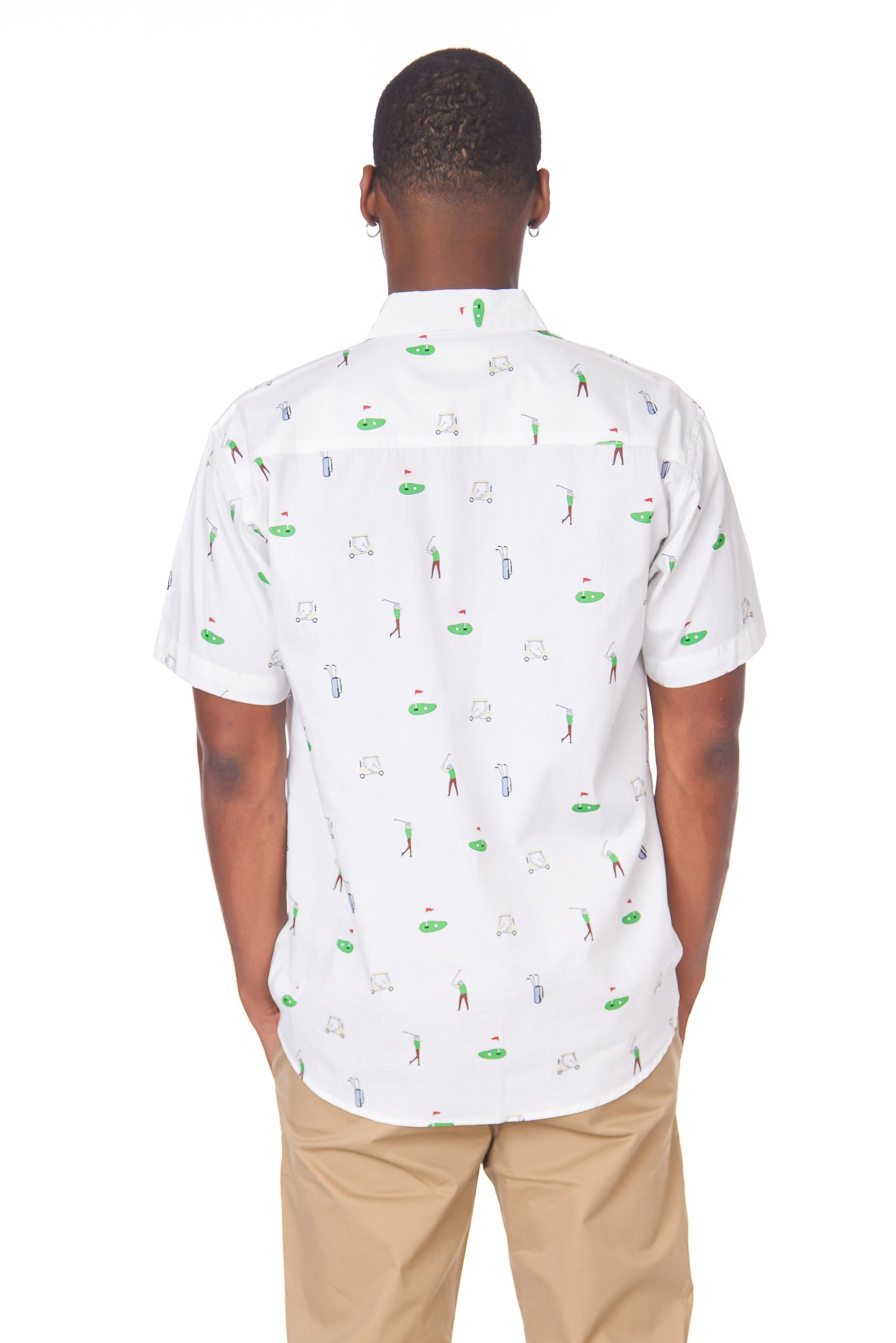 Men's S/S Golf Button Up