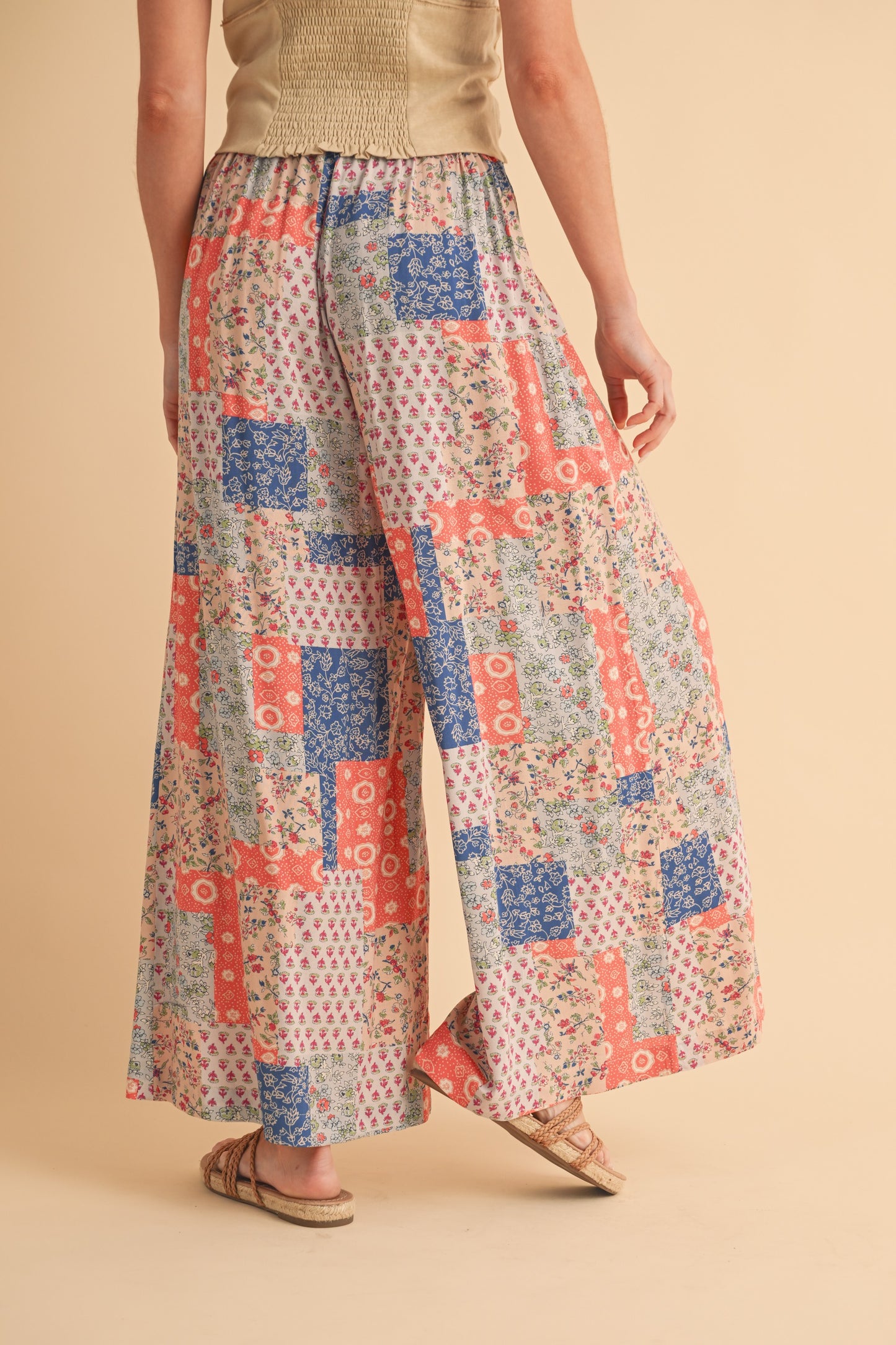 Relaxed Patchwork Pants