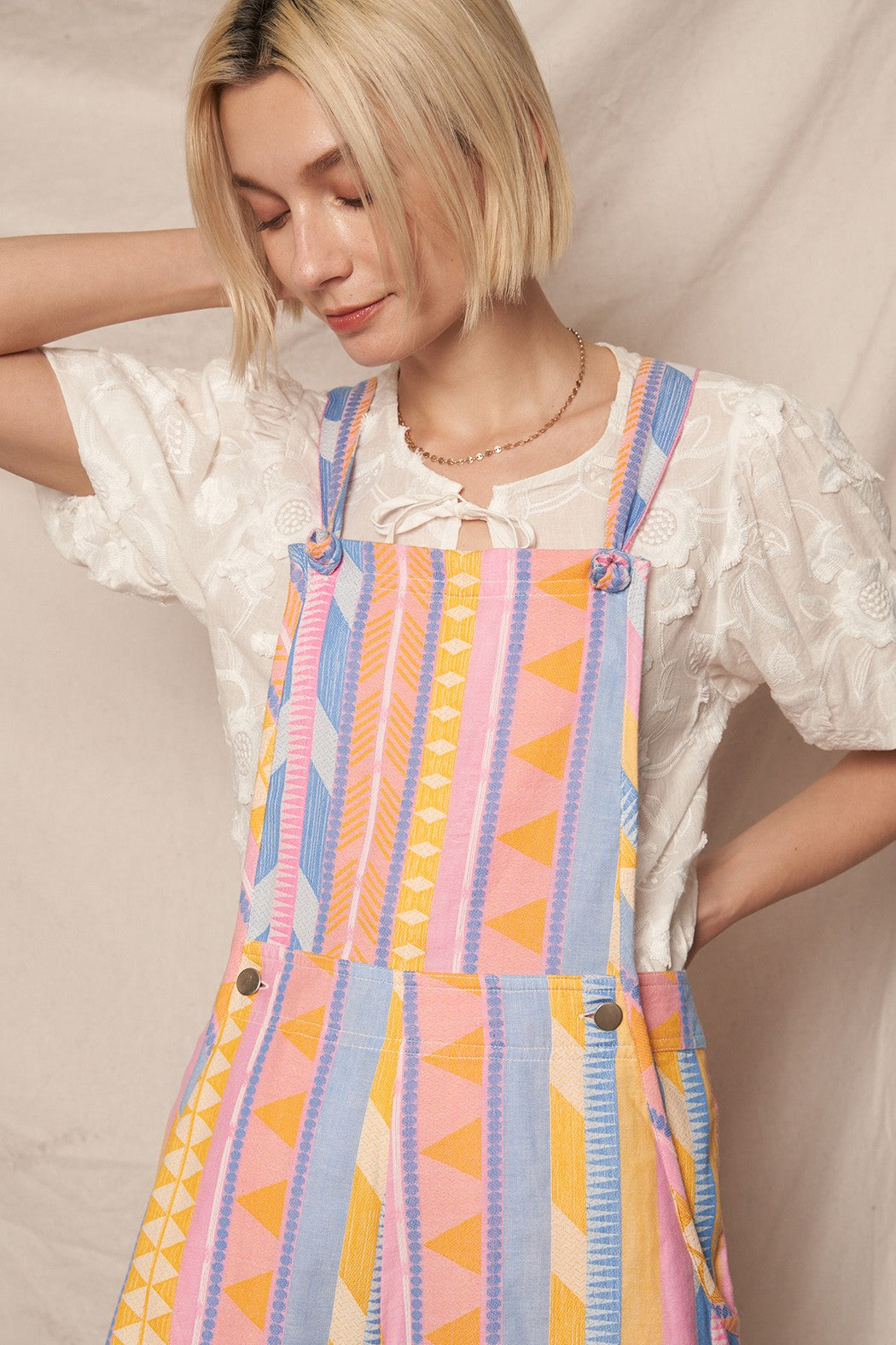 Retro Print Shortalls