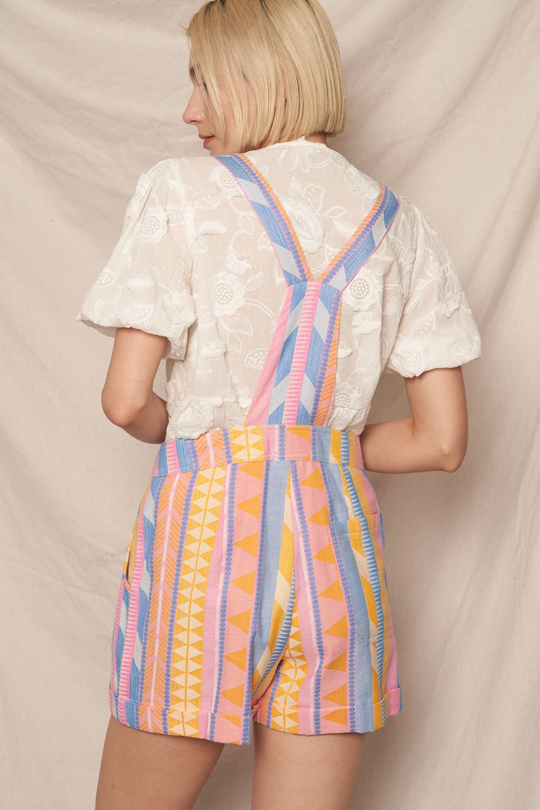 Retro Print Shortalls