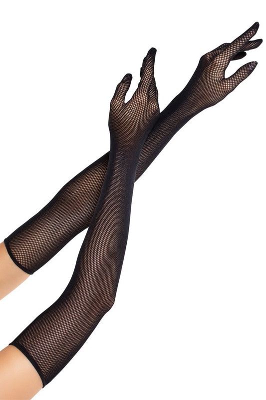 Fishnet Opera Gloves