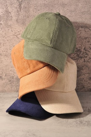 Corduroy Baseball Hat