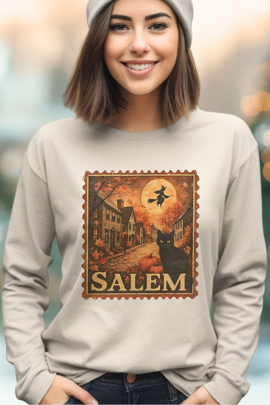 Salem Stamp L/S Unisex Tee