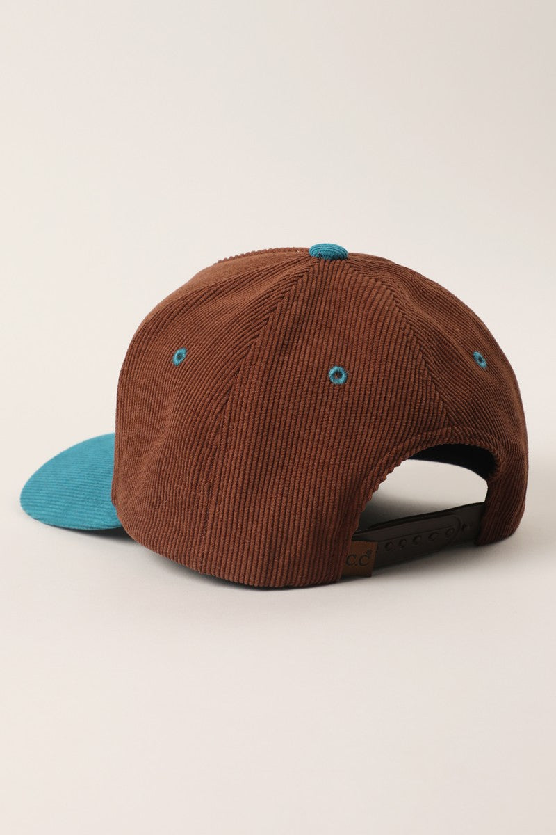 Corduroy Ghost Trucker Hat
