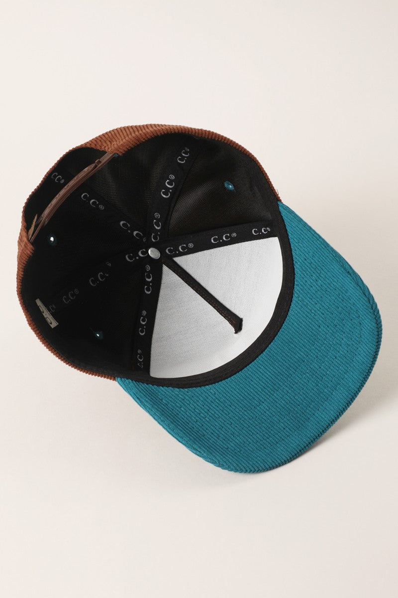 Corduroy Ghost Trucker Hat