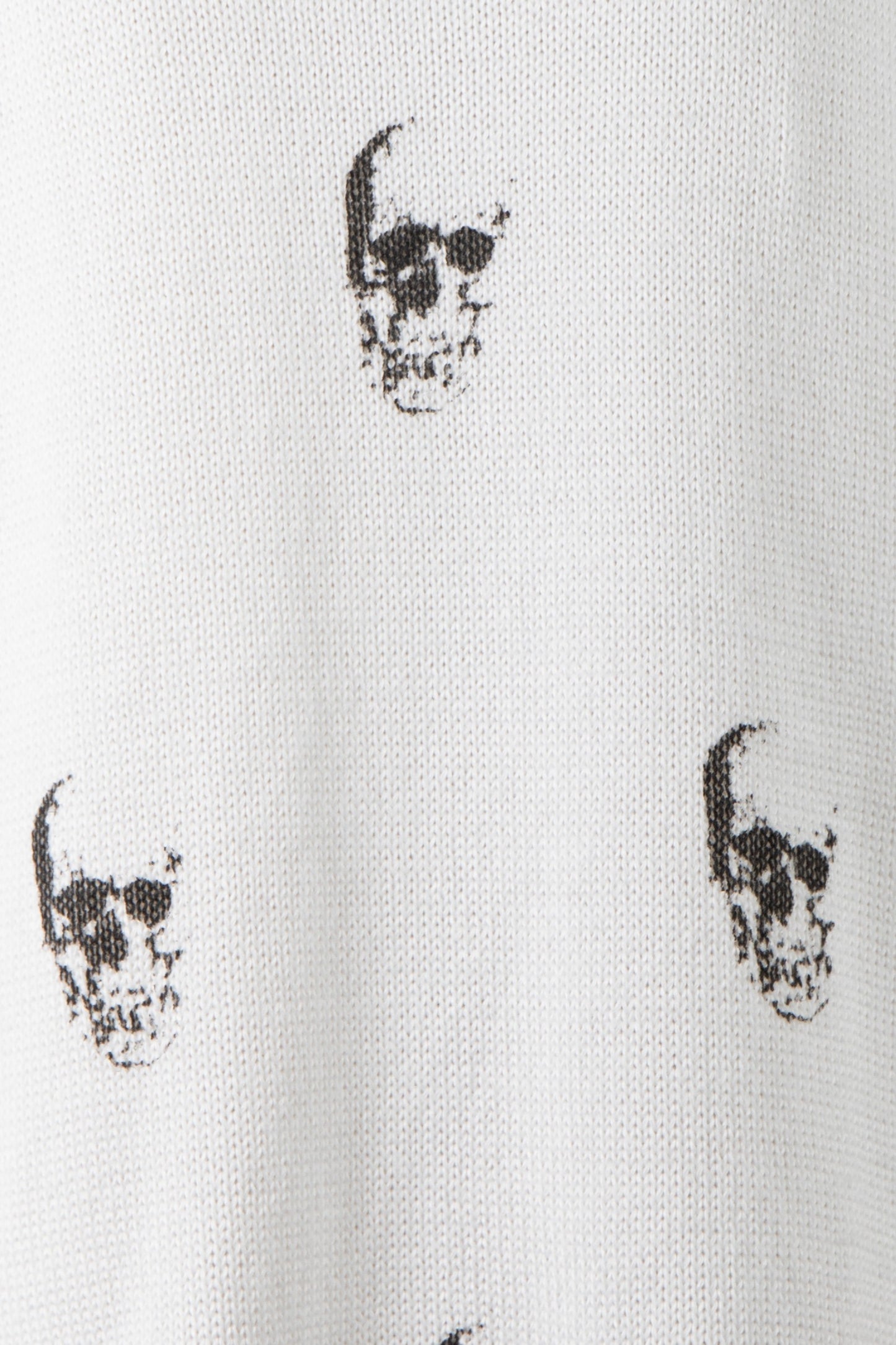 Lightweight Skull Print Sweater