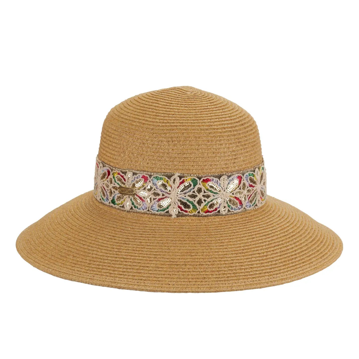 Embroidered Band Bucket Hat