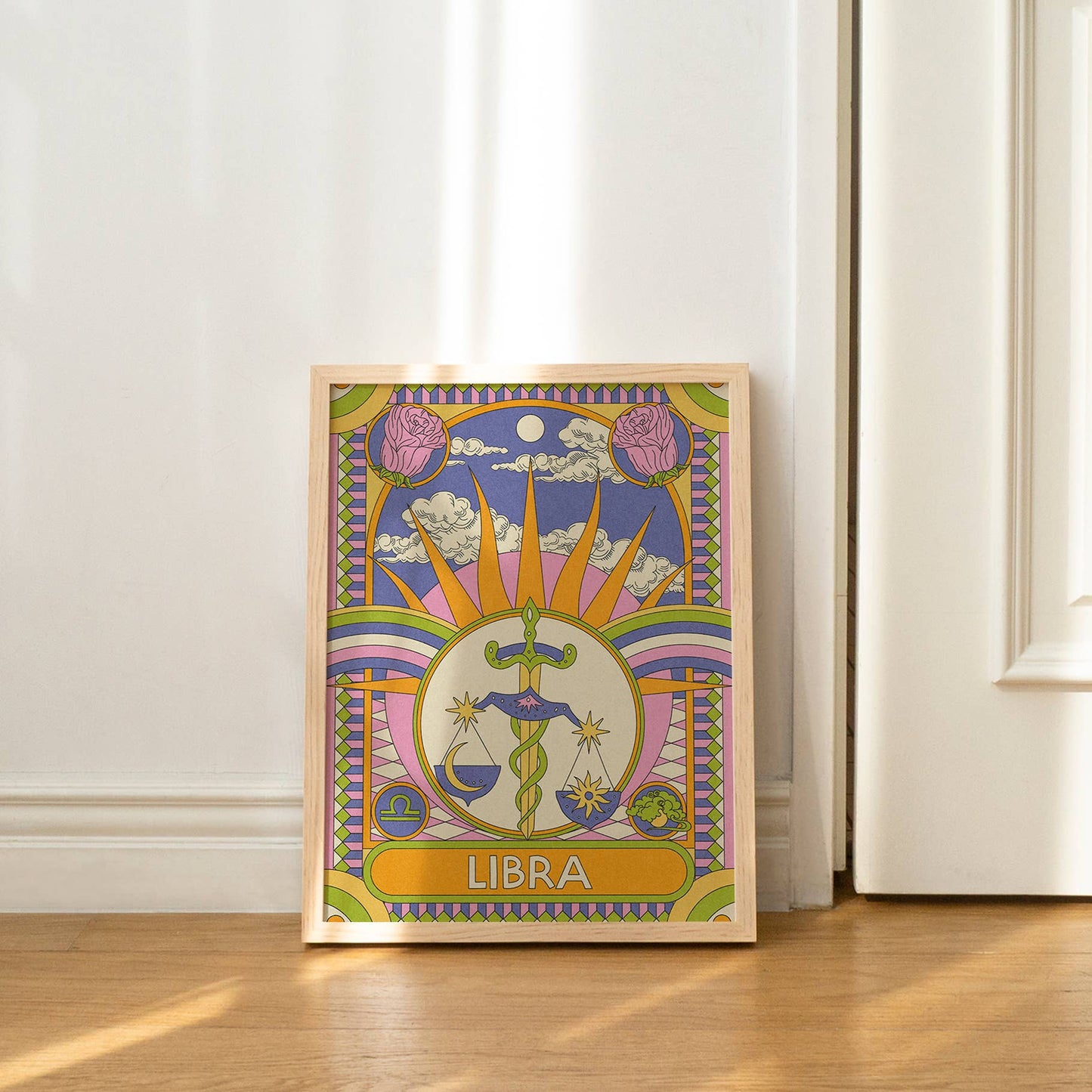 Libra Zodiac Art Print