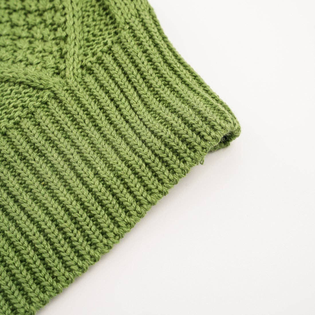 Green Knit Top