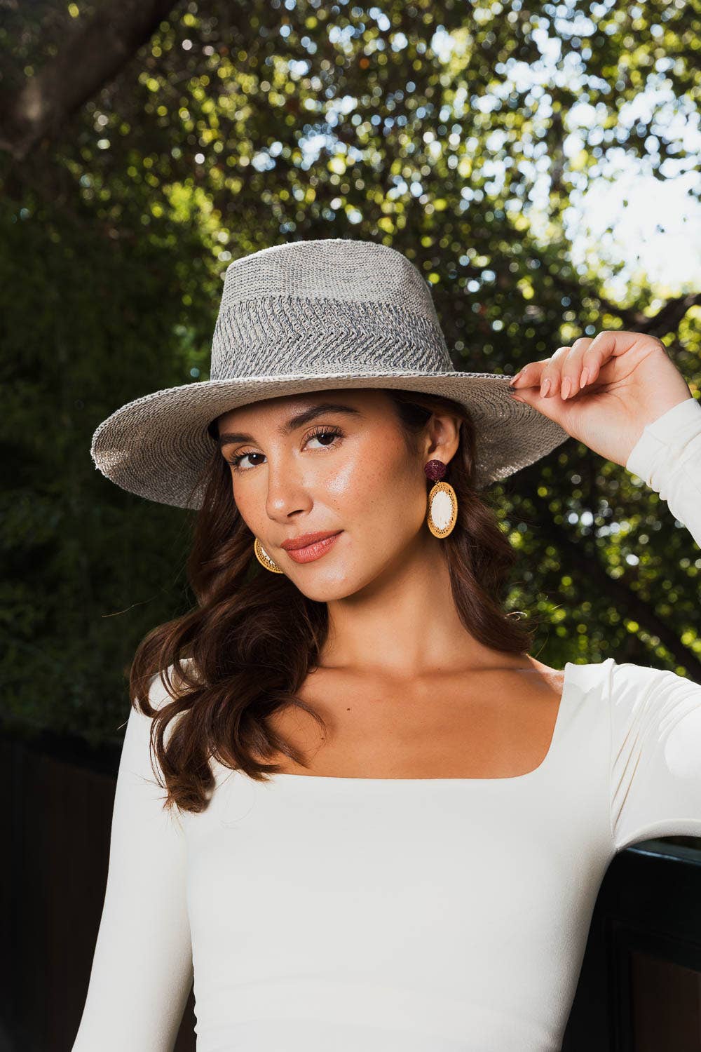Pinched Western Wide Brim Hat