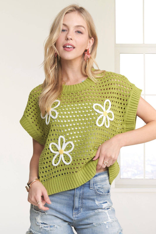 Daisy Crochet Top