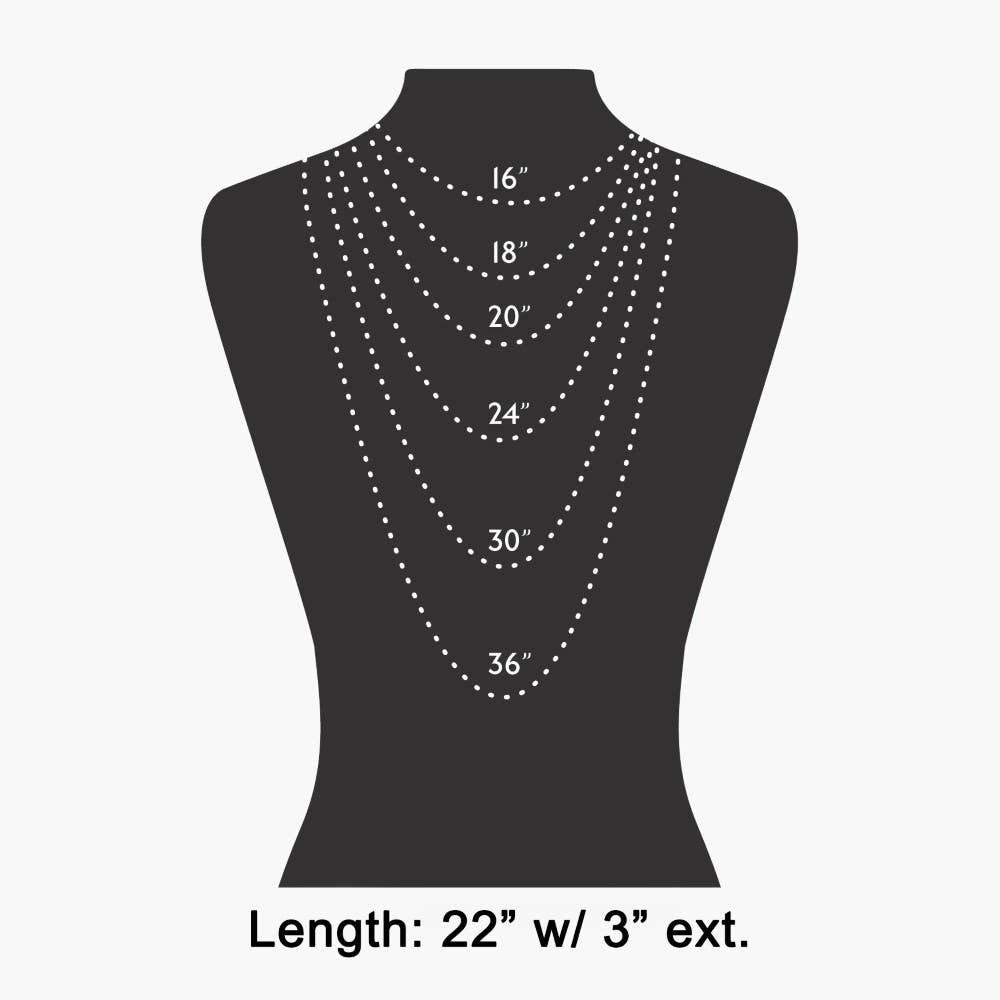 Sea Charm Cluster Chain Necklace