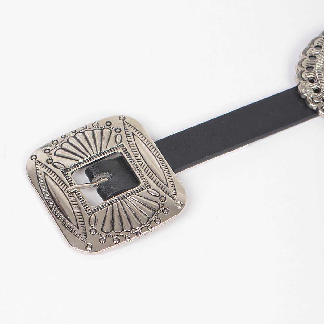 Western Style Multi Metal Belt